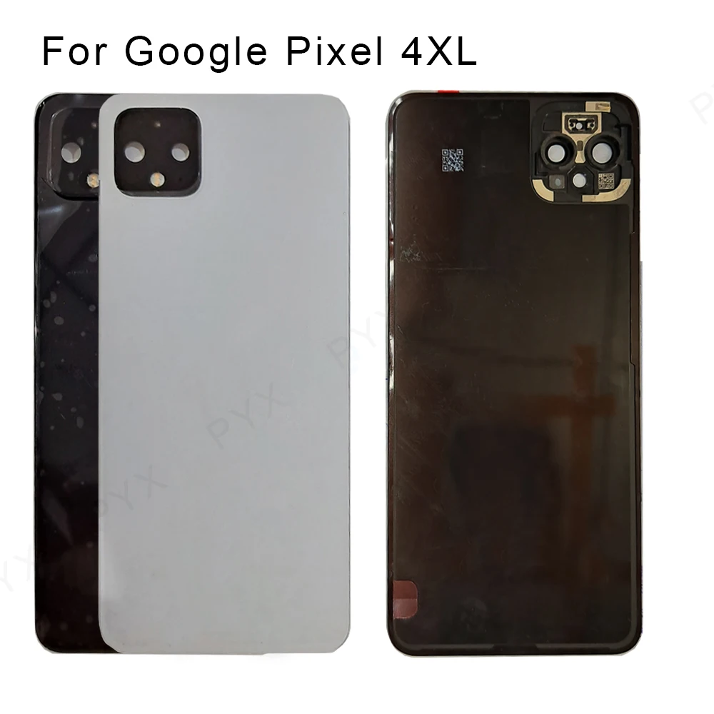 

For Pixel 4XL Rear Cover With Camera Glass Replacement For Google Pixel 4A 4 XL 4XL Battery Back Cover Housing