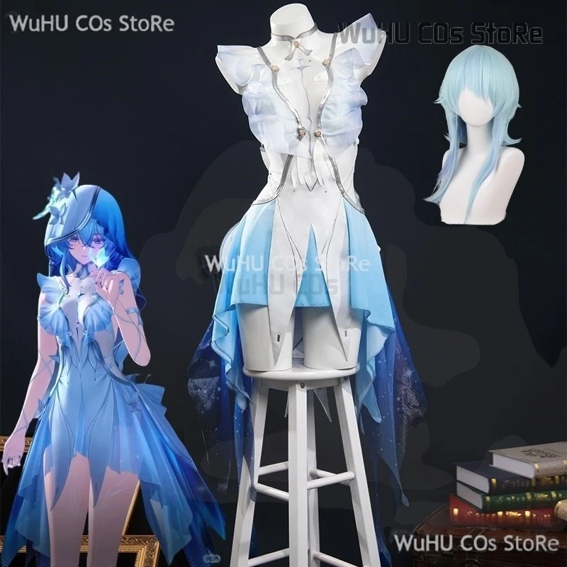 

Game Wuthering Waves Cosplay The Shorekeeper Cosplay Costume Dress The Shorekeeper Wig Women Halloween Roleplay Suit Veil