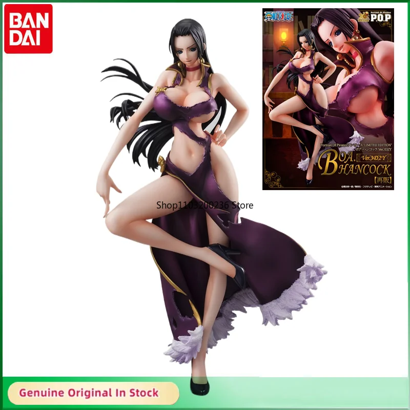 

Original MegaHouse POP ONE PIECE Boa·Hancock 3D2Y Portrait of pirates Anime Action Figure Desktop Ornaments Model