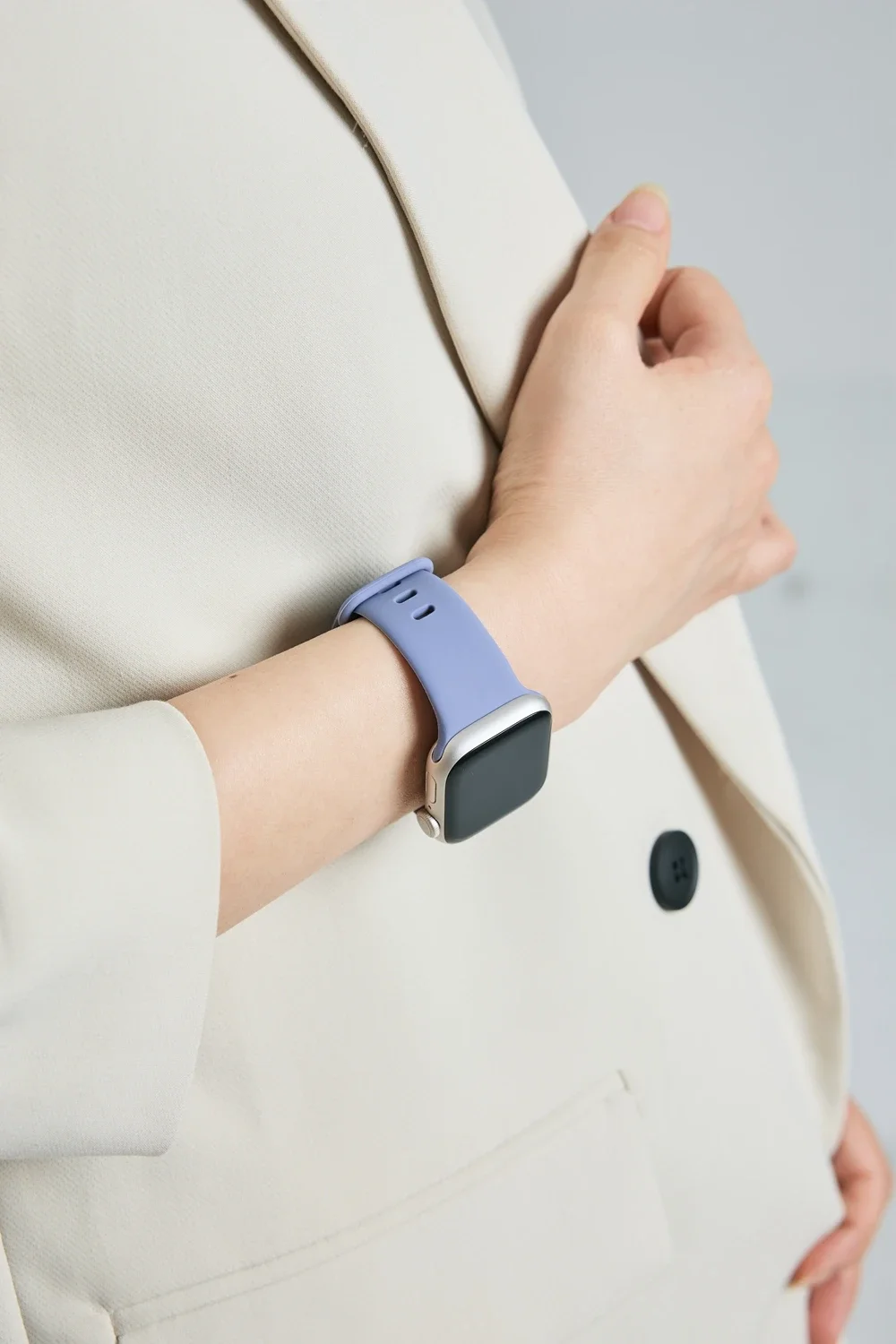 Bellissimo cinturino in silicone per cinturino Apple Watch da donna serie 10/9/8/7/6/5/4/3/2/SE per iwatch 38mm 40mm 41mm 42mm 44mm 45mm 46mm 49mm