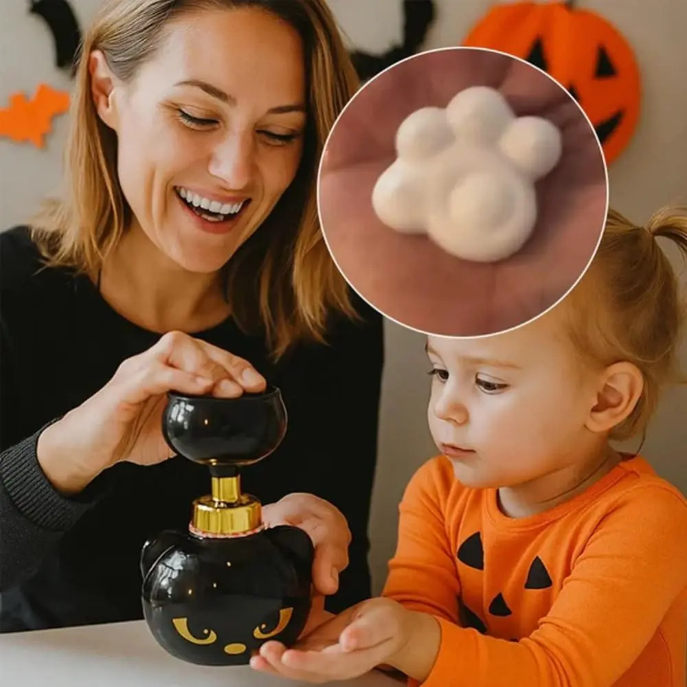 

Дозатор для пенного мыла большой емкости в форме кошачьей лапы, пузырьковая коробка для мыла, черные пенящиеся бутылки с насосом, многоразовые