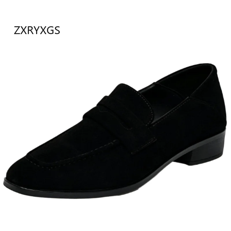 zxryxgs-premium-matte-sheepskin-single-shoes-black-2026-new-genuine-leather-autumn-winter-shoes-fashion-elegant-women-low-heels