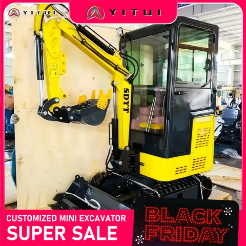 Fast Delivery Of 1.2 Ton Mini Excavator Customized Kubota Engine Ce Epa Euro 5 Mini Excavator Suitable For Family Farms