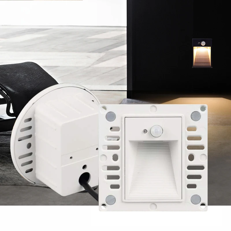 

Endless Aluminum IP65 Embedded Step Smart Light Indoor Outdoor Sensor Light Emitting Diode Stair Lighting
