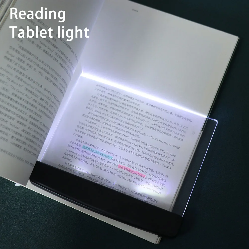 Wireless LED Flat Panel Night Eye Protection Portable Vision Reading Light High Quality Reading Auxiliary Book Eye Care Lamp
