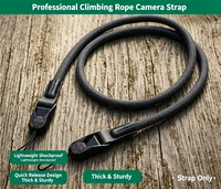 Quick Release Camera Strap, Adjustable Round Rope Neck & Shoulder Sling, Fast Detachable Strap for DSLR Mirrorless Cameras 6