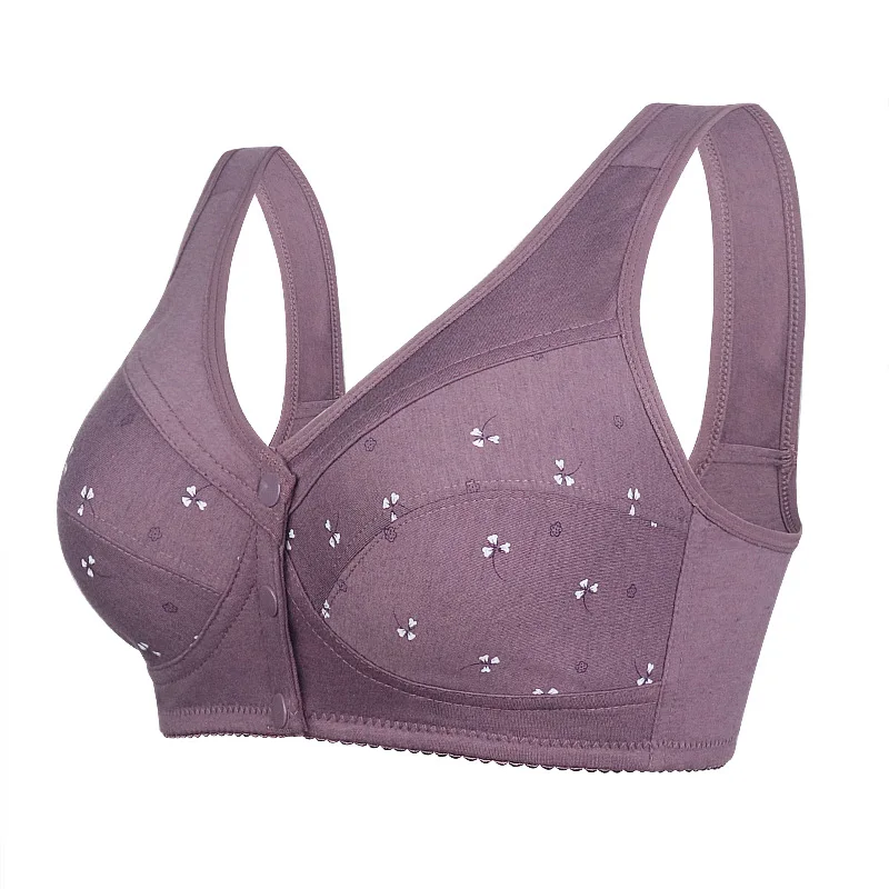 New Women's Lightweight Underwear Women's Nursing Bra Front-Closure Bra Women Maternity Nursing Bra Breathable Comfortable