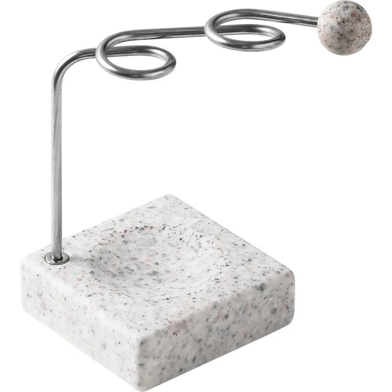 

Granite toothbrush holder, light luxury stainless steel dental appliance storage rack, bathroom storage ornament