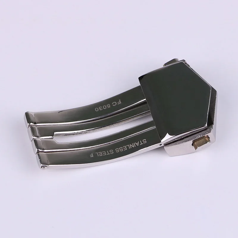 FUYIJIA Luxury T-AG-H-euer Leather Strap Folding Buckle 18mm 20mm 22mm 316 Stainless Steel Polished / Brushed Watch Buckle