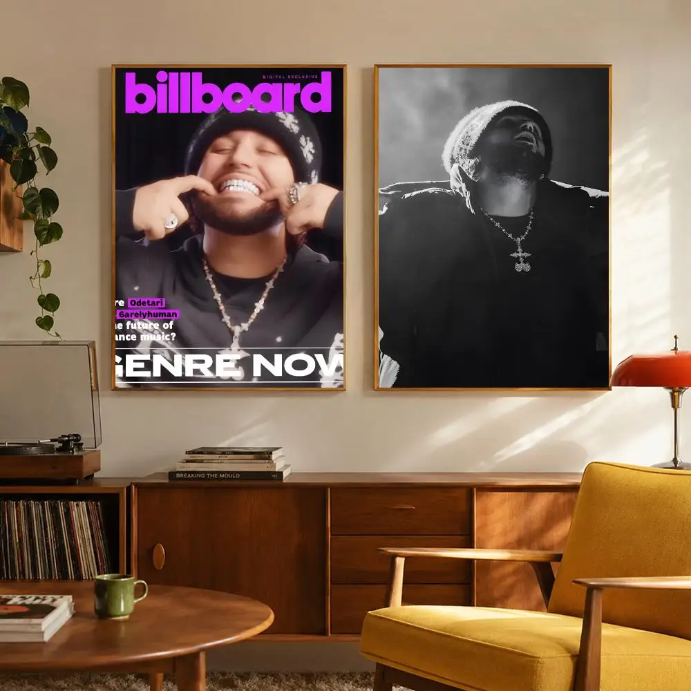 Music Artist Odetari Poster Digital Solvent Print Waterproof PP Fade-Resistant Wall Art Room Decor Gift