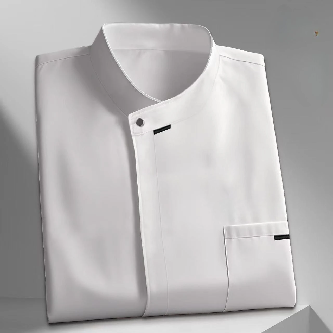 Origianl High-end Long & Short-sleeved Chef Overalls Suit, Hotel Baking Kitchen White and Black Chef Clothing