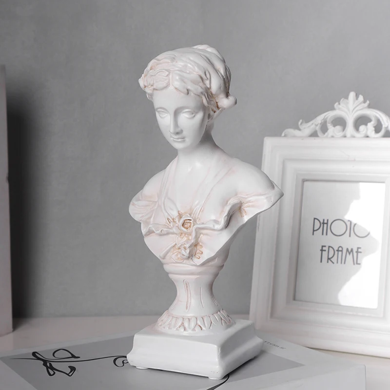 تماثيل تمثال نصفي على الطراز اليوناني للرسم، وديكورات المنزل لغرفة النوم، وغرفة المعيشة، ومكتب الدراسة