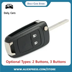 New For Chevrolet For Cruze For Sparks For Orlando Car Remote Key Case Cover 2/3Buttons Key Fob Cove Case 1pcs