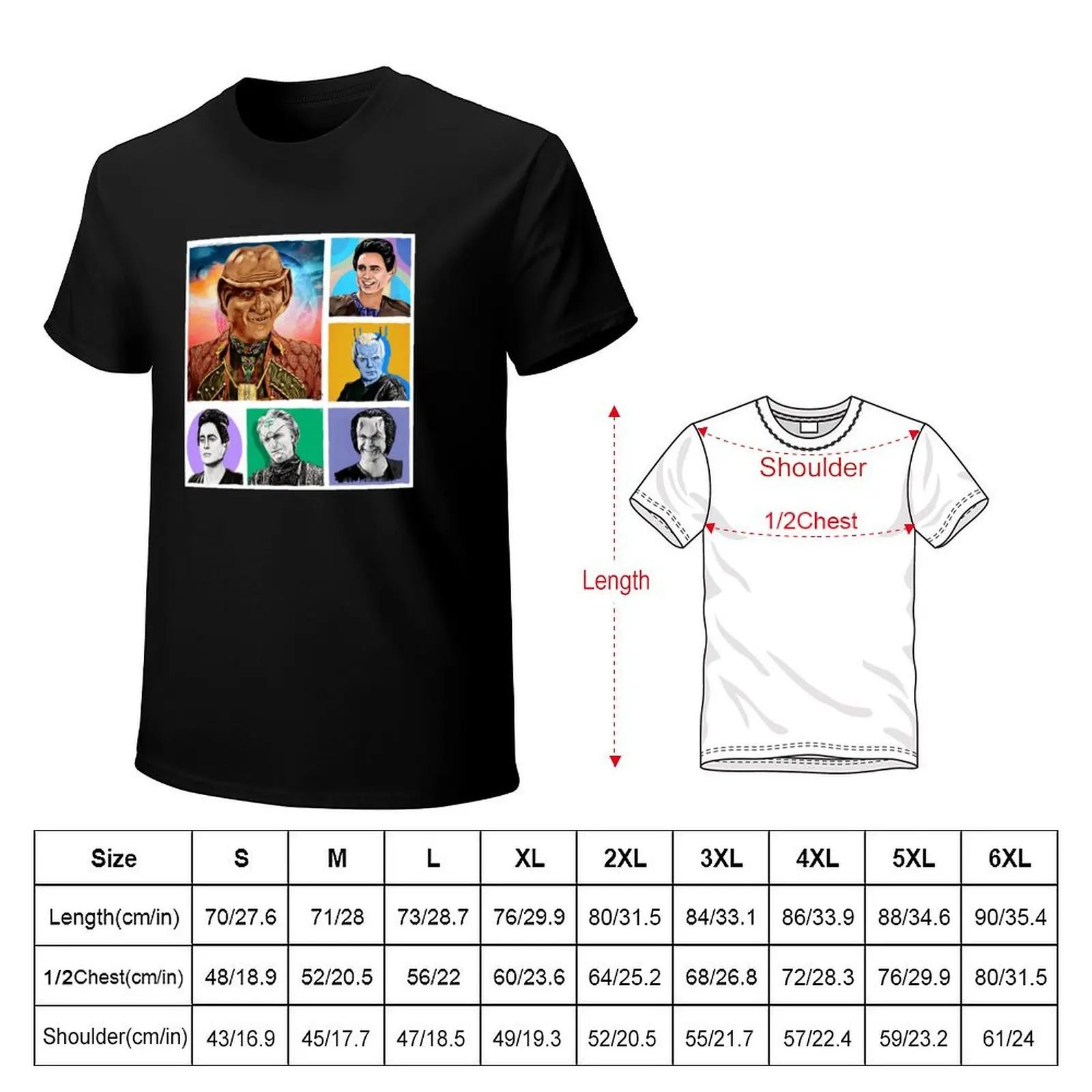 Trekkery Jeffrey is All the Aliens Collage T-Shirt Festival Short Sleeve T-Shirt