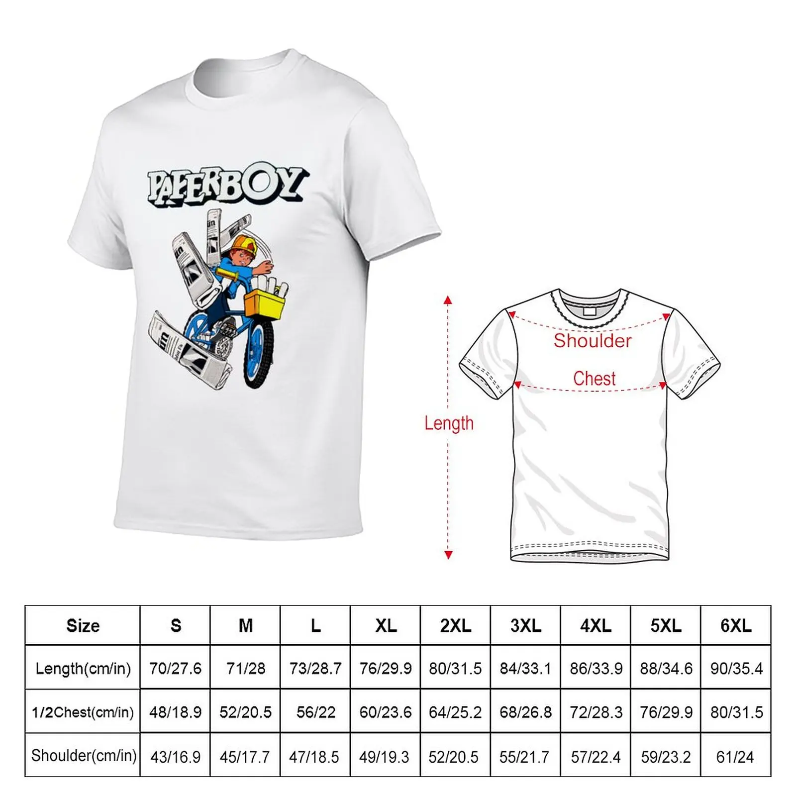 Paperboy Arcade T-Shirt sublime summer top mens graphic t-shirts funny