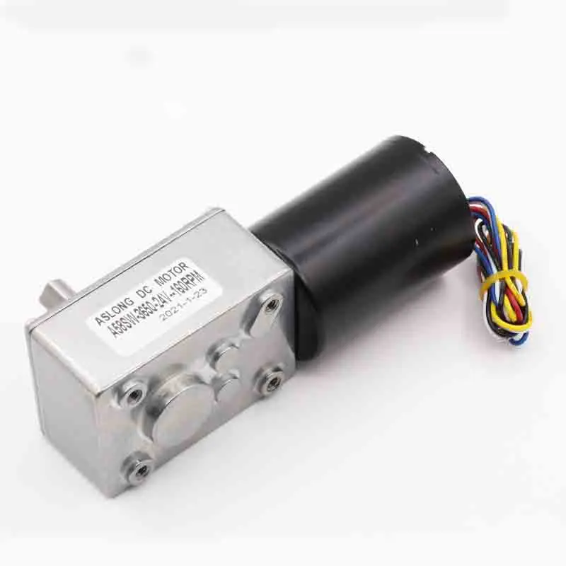 

A5840-3650 Electric Brushless worm gear motor 12R to 470Rpm High Torque Worm Gear Motor brushless dc motor A5840 gearbox reducer