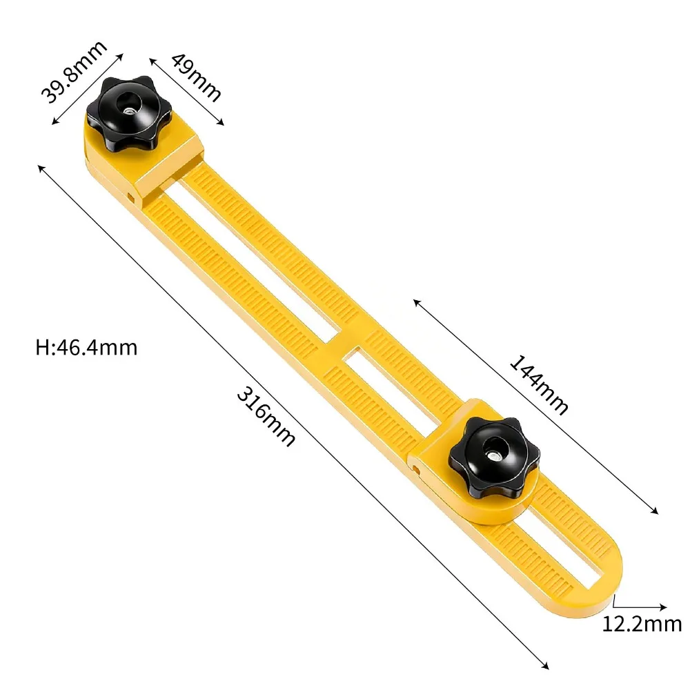 Adjustable Cutting Machine Base Guide Rail ABS High-Quality Locking Tool Holder Circular Saw Milling Positioning Clamp