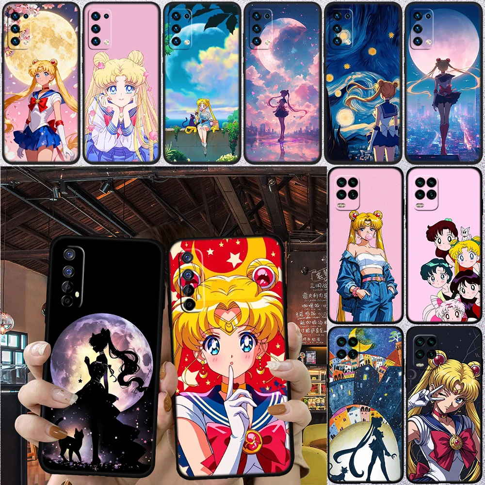 S-Sailors Moons Phone Case for Samsung Galaxy S26 Ultra FE Pro A05 A05S A06 A16 A20 A27 S10 Plus S10e S10+