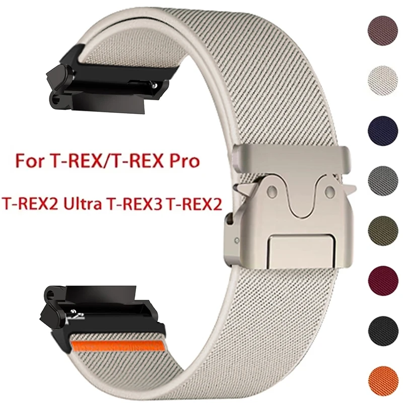 

Нейлоновый ремешок для часов Amazfit T-rex 2 3, ультраэластичная спортивная петля, наручные часы, браслет Correa для Amazfit Trex Pro T Rex Band