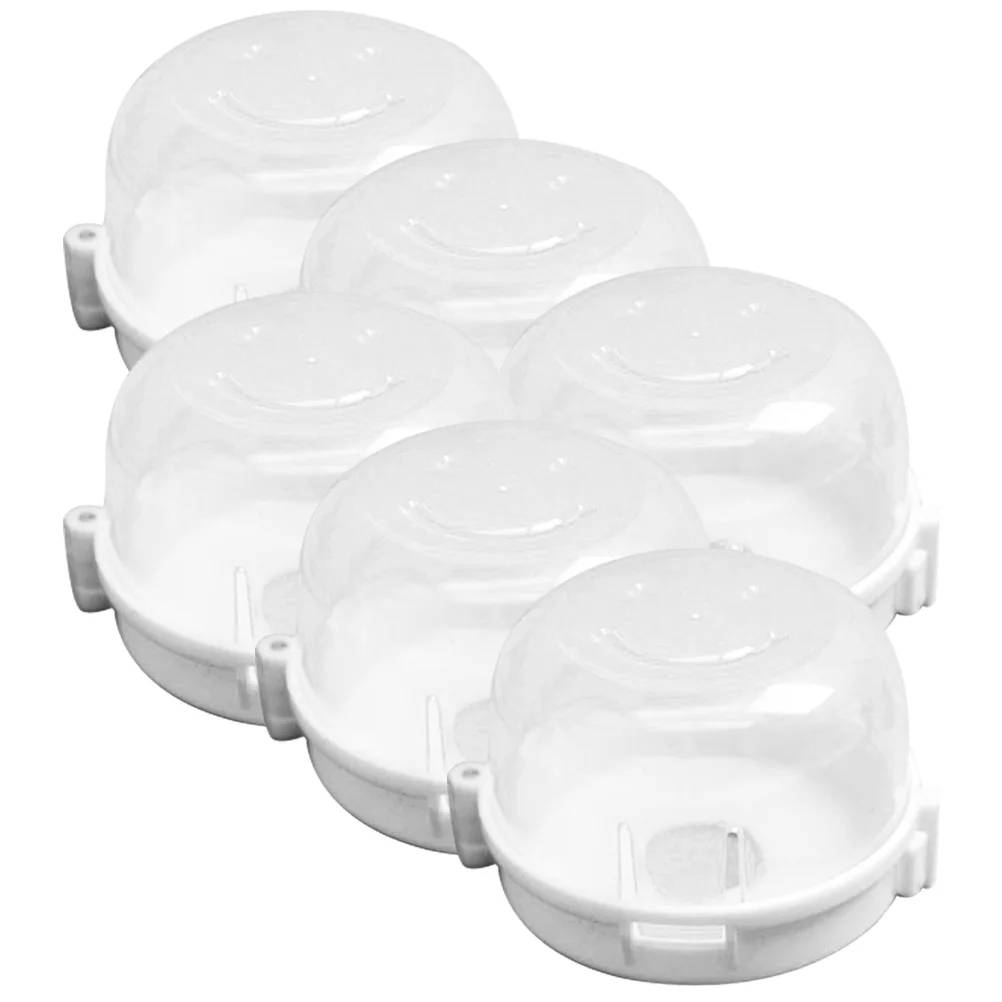

6pcs Stove Knob Covers Gas Protective Kitchen Essentials Child Safety Guard Durable Heat Resistant PC Material Stove Protector
