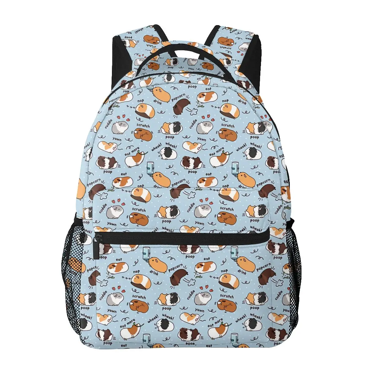 Guinea Pig Daily To Do List Backpack for Girls Boys Capybara Guinea Pig Travel Rucksack Daypack for Teenage School Laptop