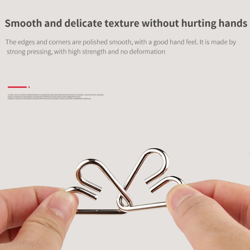 16 Teile/satz Metall Draht Puzzle Geist Magie Denksportaufgaben Entwirrung Puzzles Spiel Spielzeug für Erwachsene Kinder