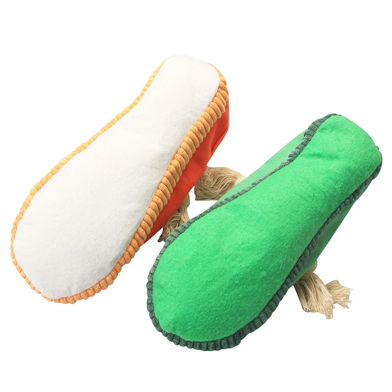 Pet Chew Toy for Small Large Dogs Shoes Shape Squeaky Toy Durable and Safe Dog Playing Toys Dog  Chewing Playing Supplies