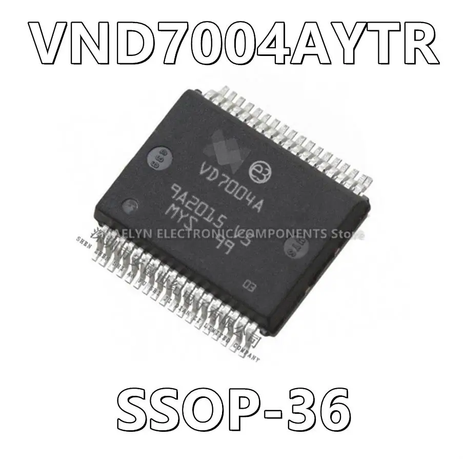 2Pcs/lot VNH5180ATR-E VNH5180A VNQ7040AYTR VNQ7040AY VND7004AYTR VND7004AY  Motor MOSFET  PWM Power Switch/Driver SSOP-36