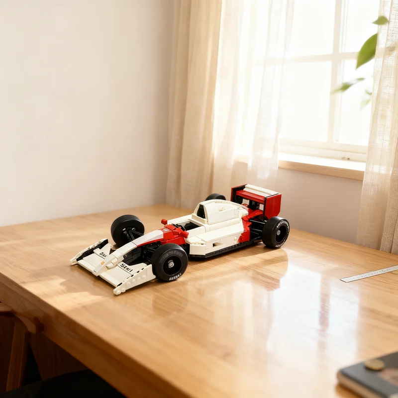 806-pieces-blocs-de-construction-moc-cars-mclarened-mp4-6-ayrton-senna-tribute-3-jouets-cadeaux-de-noel-briques-d'assemblage-d'architecture