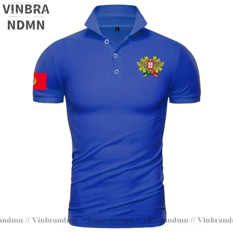 Portugal Portuguese Portuguesa PT Coat of Arms Polo Shirt Classic Brands Printed For Country 2023 Nation Team New Fashion Casual