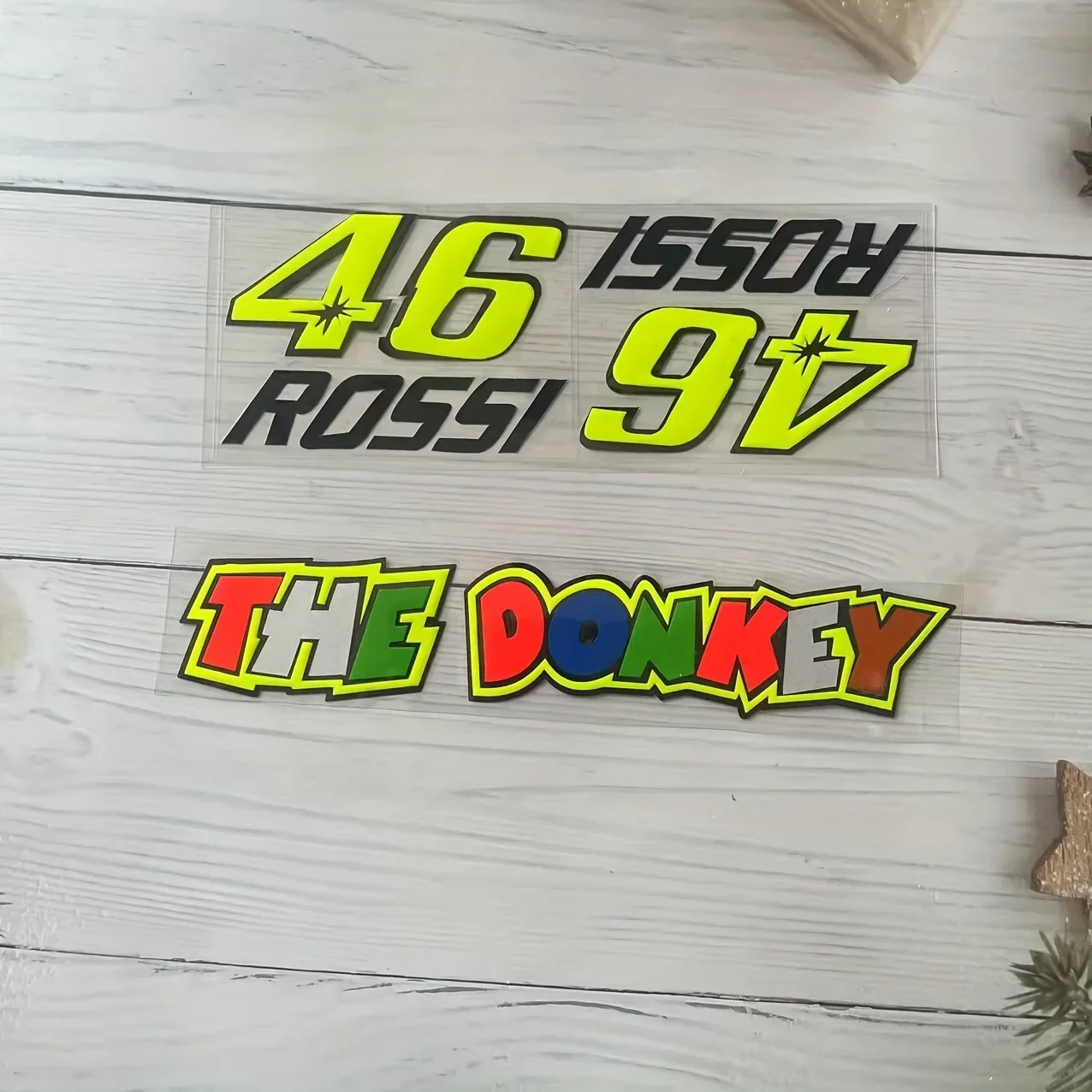 1PC "46 Rossi" Racing Car Sticker, MotoGP-Themed Auto Decal for Car/Motorcycle Enthusiasts to Decorate Vehicles