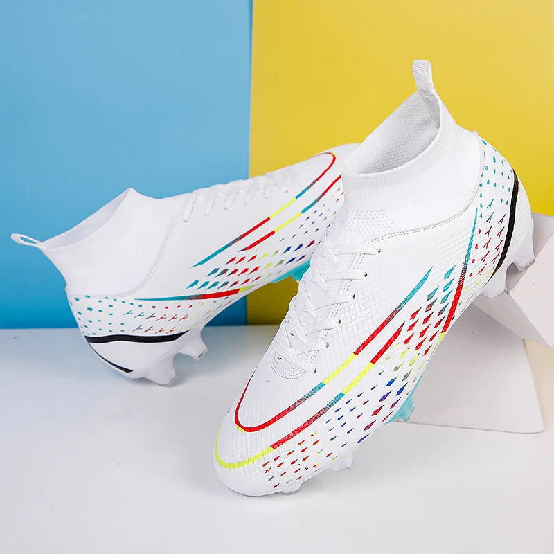 

Football shoes for men and women with short studs and shock-absorbing anti-slip training shoes for adults for competition on gra