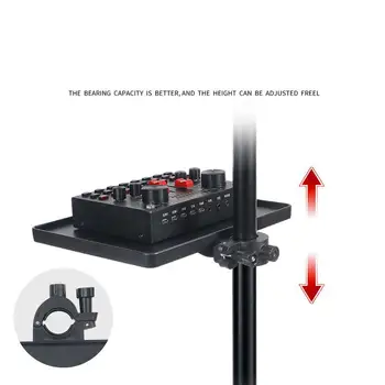 Vassoio del supporto del suono del microfono supporto dello strumento del vassoio della scheda audio robusto per la registrazione della trasmissione in Streaming Live attrezzatura KrokDigital