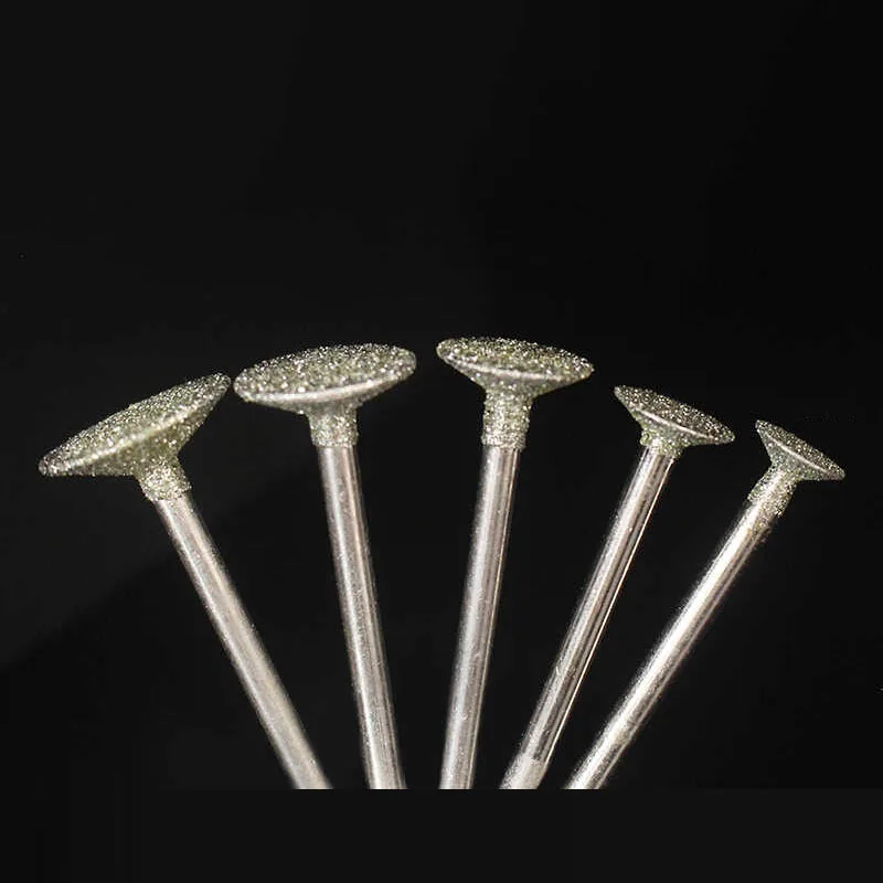 2/5Pcs Grinding Head Bit Grinding Accessories Jade Carving Tools Burr Grinding Engraving Bit For Rotary Tools 0.5mm~16mm