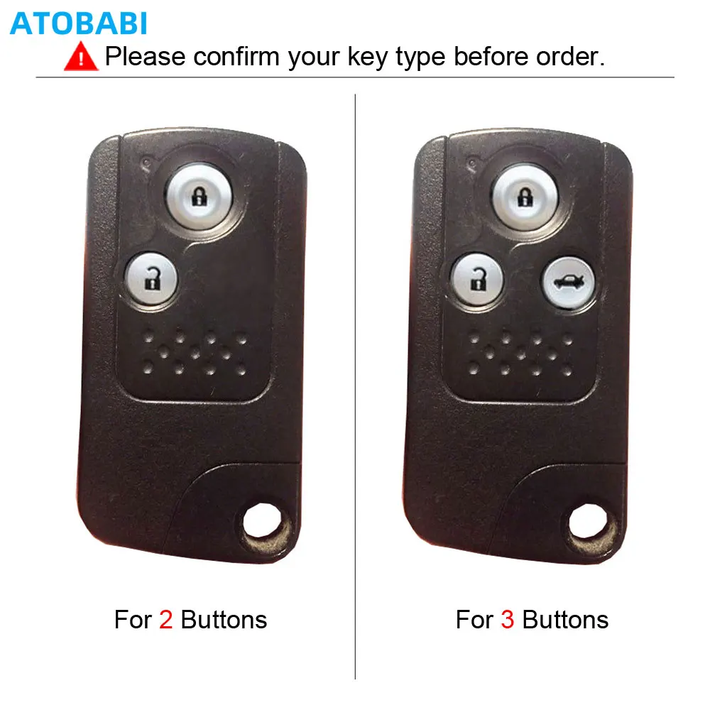 Leather Car Key Case Keychain Holder For Honda Civic Accord CR-V Acura RL 2013 Smart Keyless Remote Control Fobs Protector Cover