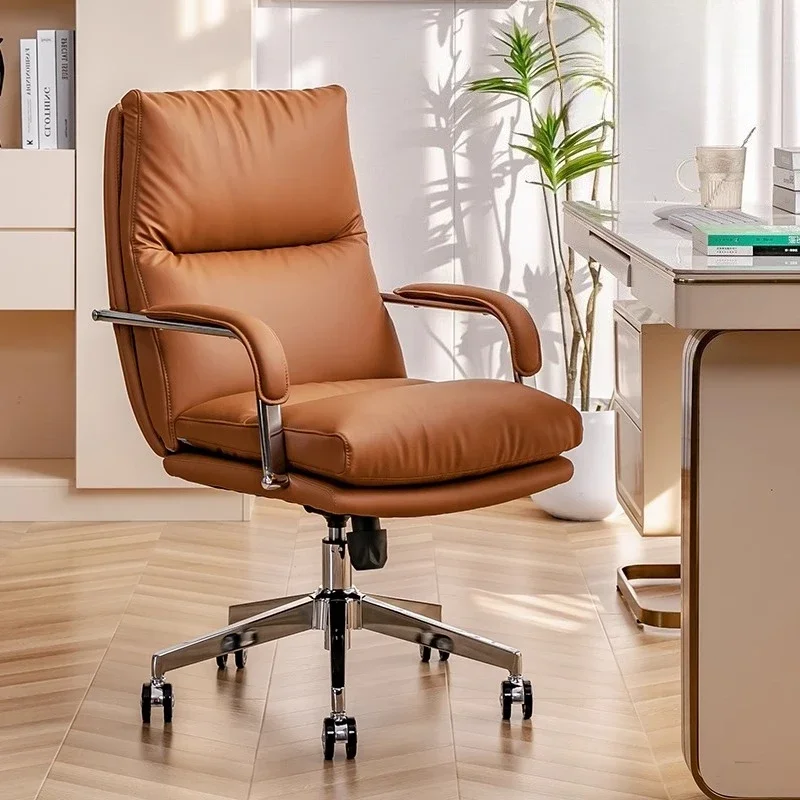 كرسي مكتب جلدي دوار مريح للرفع، كراسي ألعاب كمبيوتر مريح، كرسي ألعاب مريح، أثاث مكتبي #2
