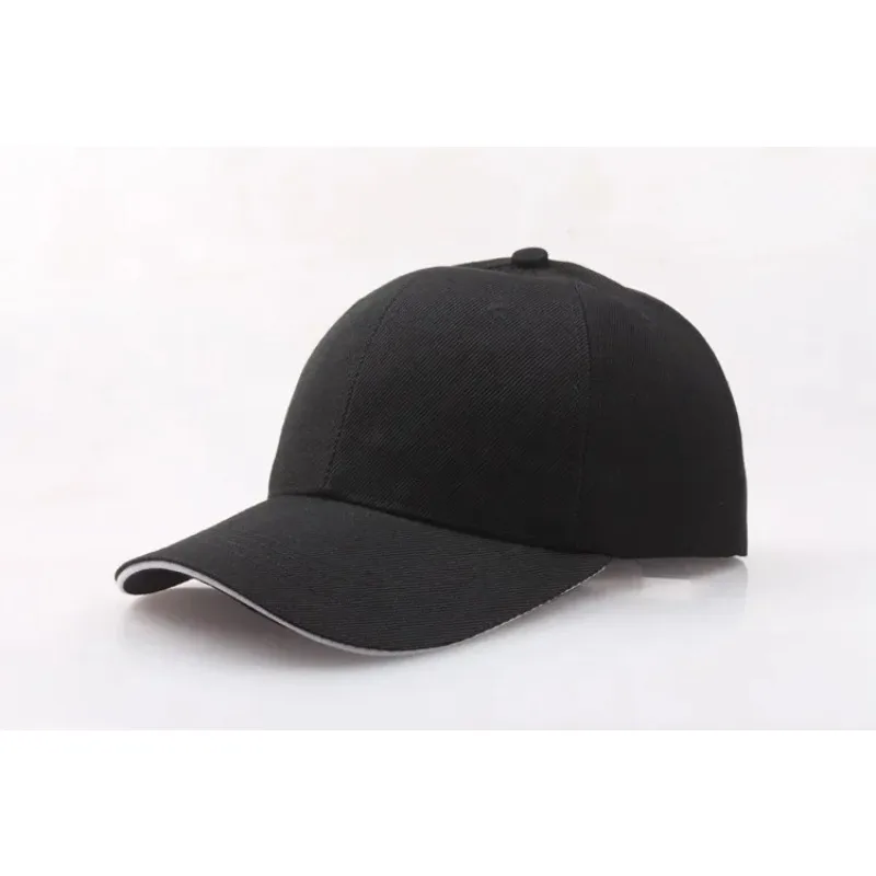 3pcs All-Black Adjustable Baseball Cap Set for Men And Women Fashionable Autumn Sun Protection Casual Hip-Hop Sports Cap
