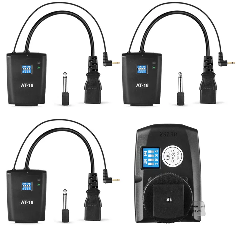 

Новый Godox AT-16 беспроводная студийная стробоскопическая вспышка 16-канальный пульт дистанционного управления триггером для цифровой зеркальной камеры Canon Nikon Pentax Olympus