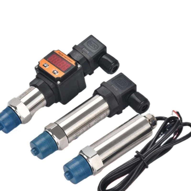 

Hesman Pressure Transmitter 4-20mA Constant Pressure Water Supply Pressure Sensor 0-100MPa M20×1.5 Accuracy 0.5 Steel 304