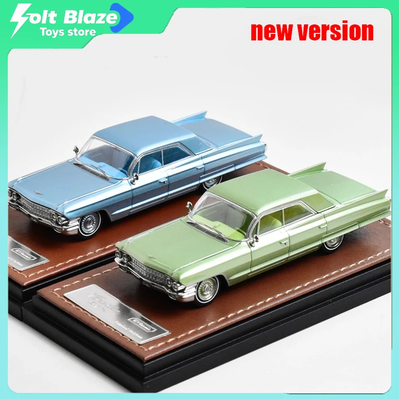 

MK Miniatures MKM 1/64 Cadillac DeVille, литая под давлением модель автомобиля, статический дисплей, модель автомобиля, коллекция моделирования, автомобиль из сплава, подарок для мальчика