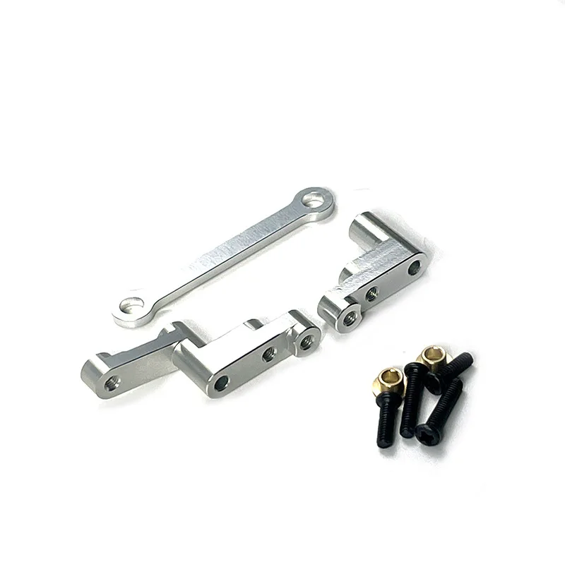 สําหรับ MJX Hyper Go 16207 16208 16209 16210 H16 H16BM 1/16 รีโมทคอนโทรลรถชิ้นส่วนโลหะอุปกรณ์เสริมพวงมาลัย