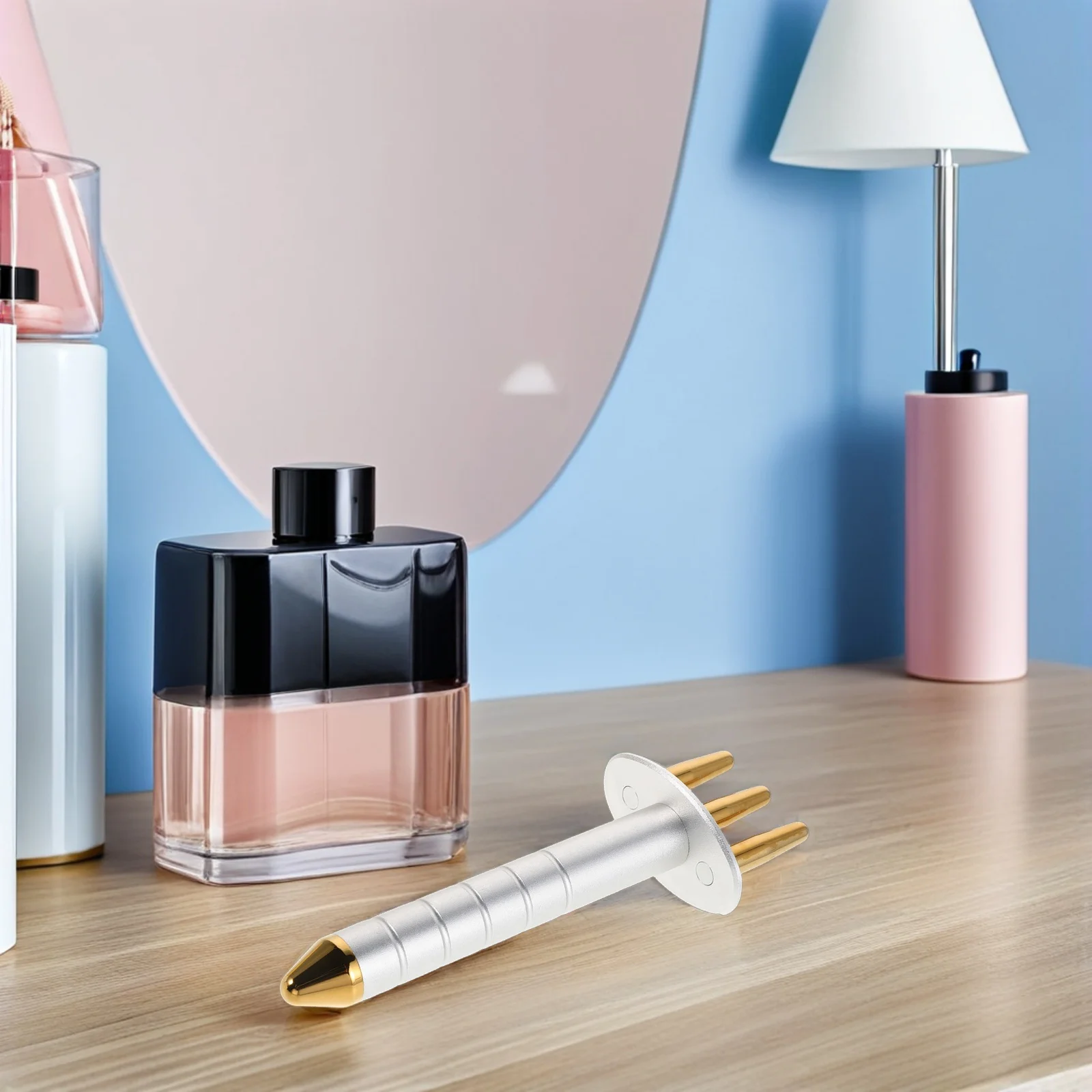 チタン合金磁気マッサージフォークフェイスマッサージャーツール刮痧フェイシャルトリガーポイントペンスキンケアボディ圧力ポイントマッサージャー