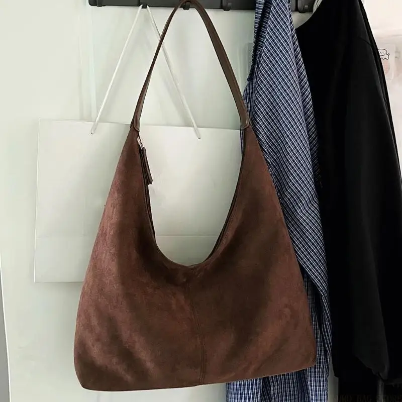 

X90D Slouchy Bag Shoulder Handbag for Women Comfortable Strap Casual Underarm Bag