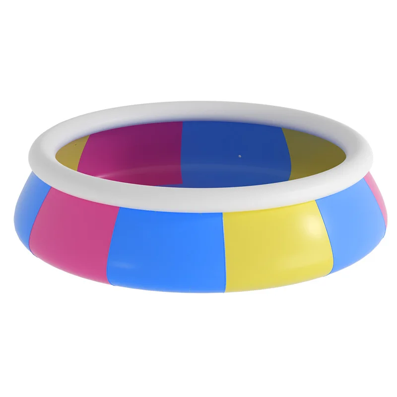 Three-color inflatable swimming pool Round outdoor multi-size swimming pool