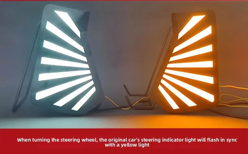 DRL For Toyota Tacoma 2024 2025 Car Led Daytime Running Light Front Fog Lamp Modification Dynamic Turn Signal Accessories detail image 11