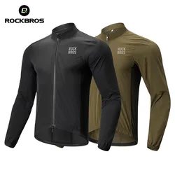 ROCKBROS Cycling Sports Clothes For Men Summer Running Long Sleeves Quick Dry Breathable Men's Bicycle Jacket Jersey Clothing