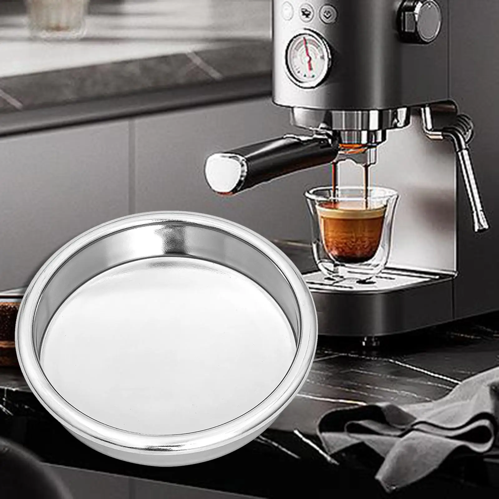 Accesorio de café duradero permanente poroso de inserción Backflush práctico para