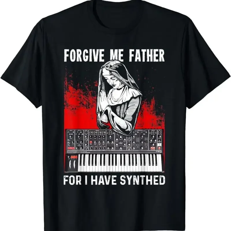 New Limited Synthesizer Analogue Nun Retro Synth Producer Dj T Shirt S 5Xl