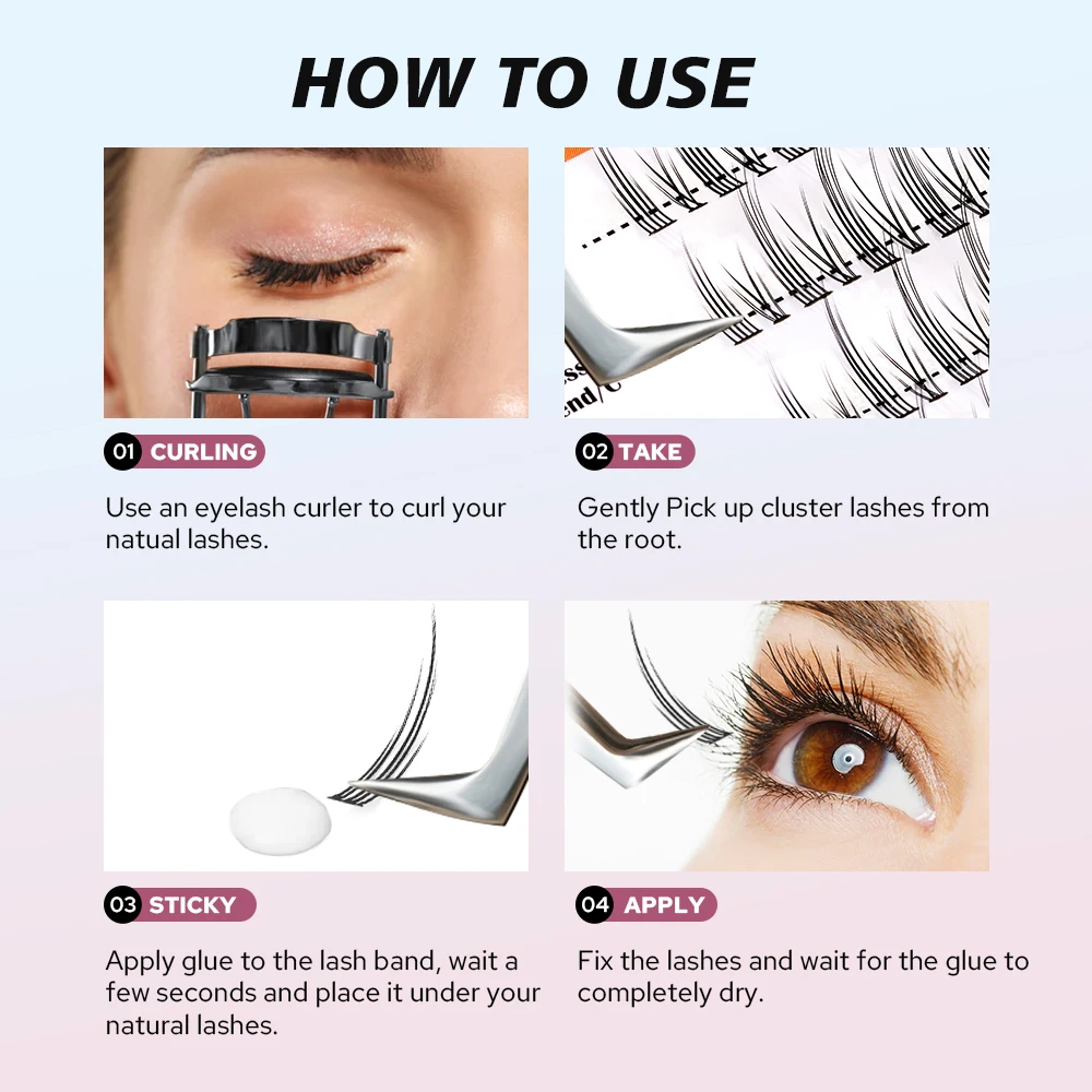 7g Professional Quick Dry Eyelash Glue 3 colors False Eyelash Extension Long Lasting Waterproof Beauty Adhesive Makeup Tools