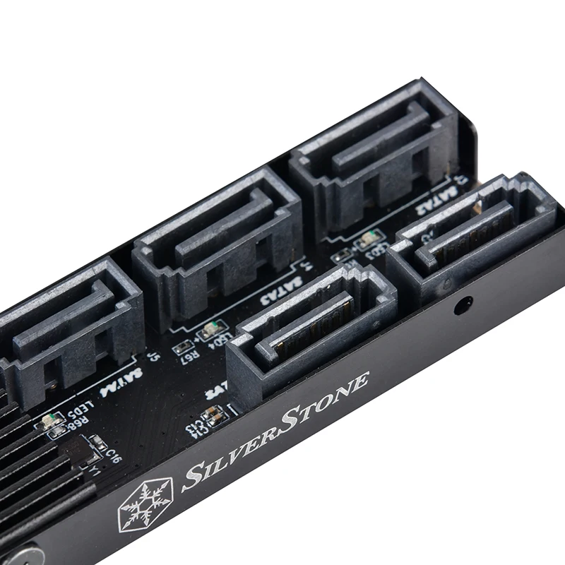 Imagem -04 - Cartão de Expansão Portas Sata Gen3 6gbps Não-raid M.2 Pcie Nvme 6g Jmb585 Sst-ecs07